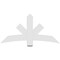 Ekena Millwork Alberta Architectural Grade PVC Gable Bracket, 60"W x 30"H x 2"D x 6"F, 12/12 Pitch GBP060X30X0206ALB00 - alternate 2